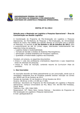 EDITAL N&ordm; 01.2012 - PRPPG/UFC - Pr&oacute;