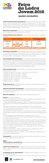 Feira da Ladra Jovem2015 - C&acirc;mara Municipal de Loures