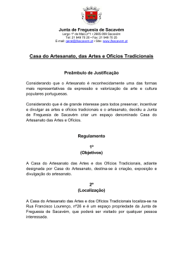 Casa do Artesanato, das Artes e Of&iacute;cios Tradicionais