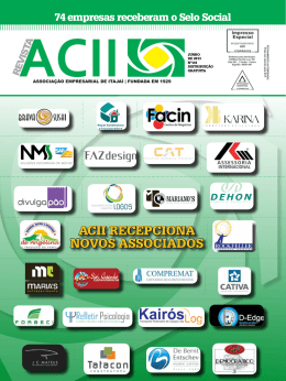 ACII RECEPCIONA NOVOS ASSOCIADOS