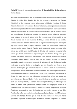 Folha 10 Termo de aforamento que assigna D&ordf;