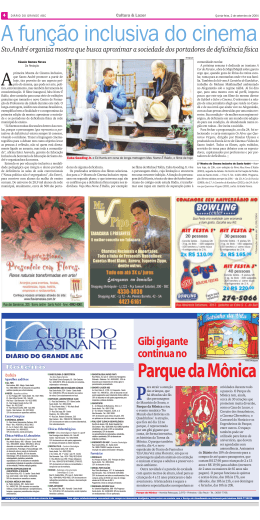 Jornal - Di&aacute;rio do Grande ABC