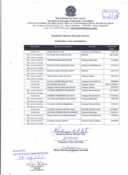 Indeferidos - Ifsuldeminas