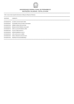 140602 Inscri&ccedil;&otilde;es Validadas