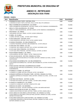 anexo vi - retificado - Prefeitura Municipal de Dracena