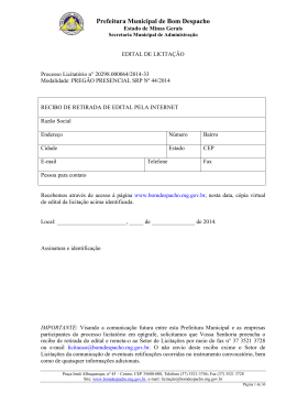 Prefeitura Municipal de Bom Despacho