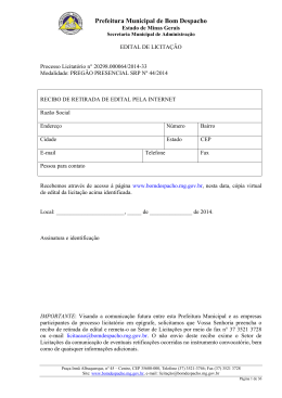 Prefeitura Municipal de Bom Despacho