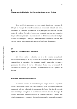 2 Sistemas de Medi&ccedil;&atilde;o de Corros&atilde;o Interna em Dutos