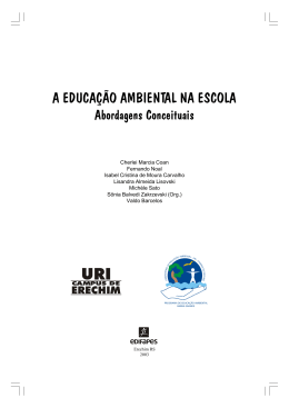 A EDUCA&Ccedil;&Atilde;O AMBIENTAL NA ESCOLA