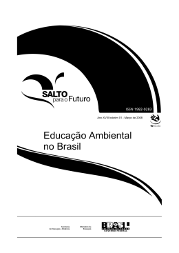 Educa&ccedil;&atilde;o Ambiental no Brasil