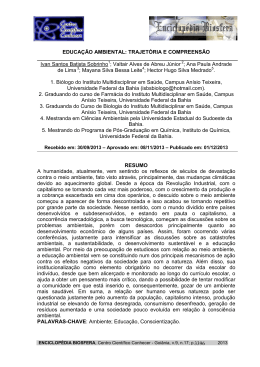 3396 EDUCAÇÃO AMBIENTAL: TRAJETÓRIA E COMPREENSÃO