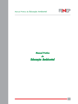 Educa&ccedil;&atilde;o Ambiental