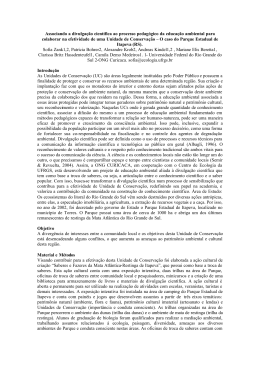 Associando a divulgação científica ao processo pedagógico da