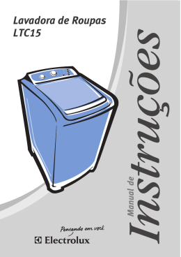 2. Descri&ccedil;&atilde;o da Lavadora