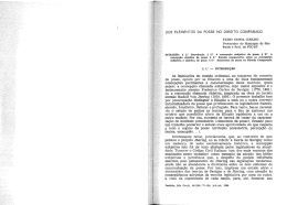 Dos Elementos da Posse no Direito Comparado