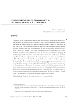 resumo o papel dos elementos do design gr&aacute;fico no processo
