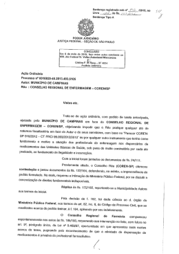 &iacute;ntegra da senten&ccedil;a
