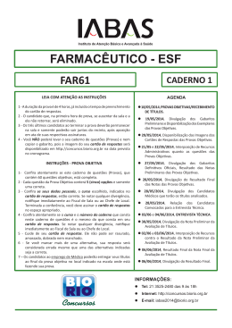 FARMACÊUTICO - ESF