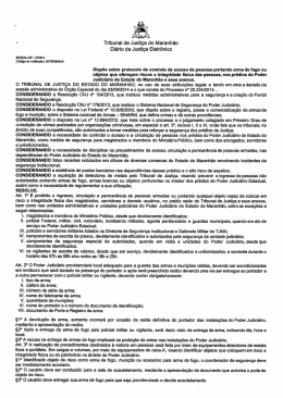 1 Tribunal de Justiça do Maranhão Diario da Justiça