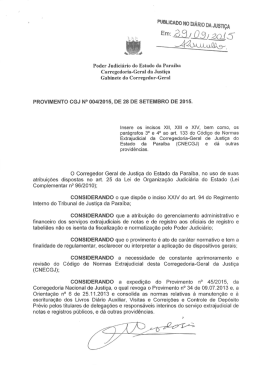 Pusucâno No DIÁRIO DA JUSTIÇA - Tribunal de Justiça da Paraíba