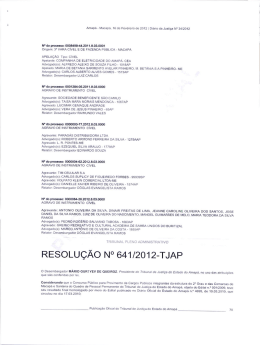 Amapa - Macapa. 16 de Fevereiro de 2012 i Diario da Justi&ccedil;a N