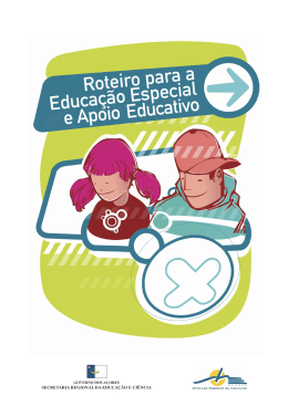 Roteiro para a Educação Especial e Apoio Educativo 11