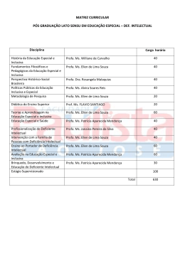 Educa&ccedil;&atilde;o Especial