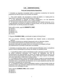 Prova de Conhecimentos Espec&iacute;ficos