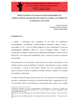 dificuldades encontradas por enfermeiros no