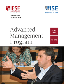 Advanced Management Program