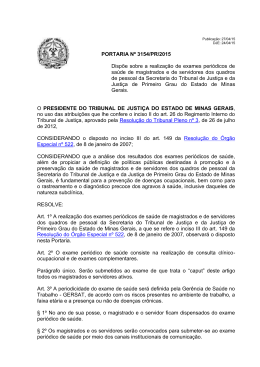 Portaria da Presidência 3154/2015 - Tribunal de Justiça de Minas