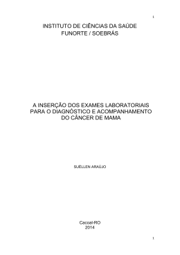 instituto de ciências da saúde funorte / soebrás a inserção dos