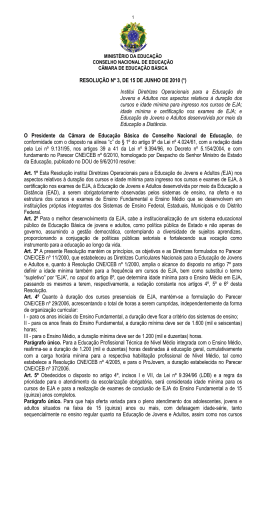 RESOLU&Ccedil;&Atilde;O N&ordm; 3, DE 15 DE JUNHO DE 2010
