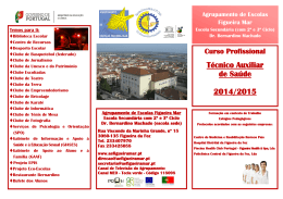 T&eacute;cnico Auxiliar de Sa&uacute;de - Agrupamento de Escolas Figueira Mar