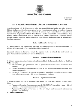 - C&acirc;mara Municipal de Pombal