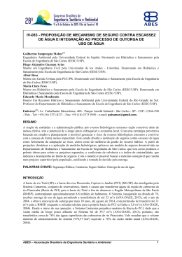 XXVII Congresso Interamericano de Engenharia Sanit&aacute;ria e Ambiental