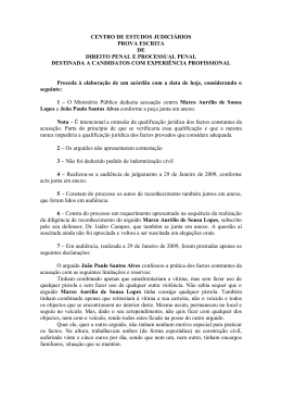 2&ordf; chamada - Centro de Estudos Judici&aacute;rios