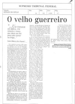 . . . UM TOP&Aacute;DOR DE` BRIGA, UM