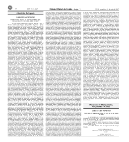 Extrato da Ata - Minist&eacute;rio do Esporte