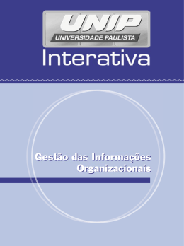 Gest&atilde;o das Informa&ccedil;&otilde;es Organizacionais