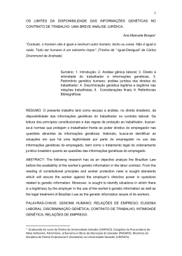 Os limites da disponibilidade das informa&ccedil;&otilde;es