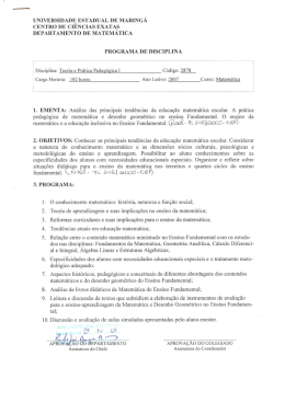 universidade estadual de maringá centro de ciencias exatas