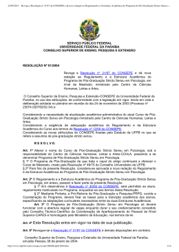 Art. 4&ordm; Esta Resolu&ccedil;&atilde;o entra em vigor na data de sua