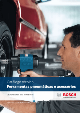 Catálogo técnico Ferramentas pneumáticas e acessórios