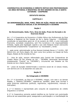1 cooperativa de economia e cr&eacute;dito m&uacute;tuo dos