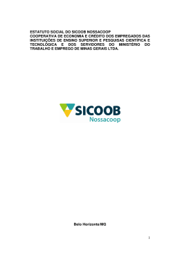 Visualizar o Estatudo da NOSSACOOP