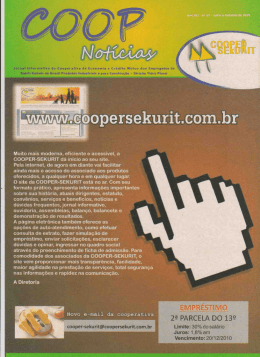 Muito mais moderna, eficiente e acessivel, a COOPER~SEKURIT da