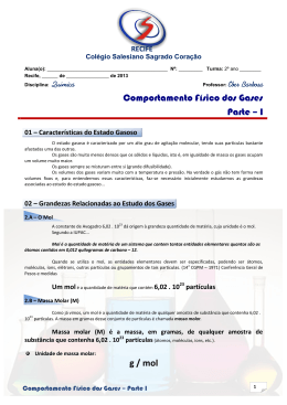 Comportamento Físico dos Gases Parte