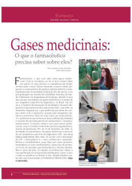 gases medicinais: o que o farmac&ecirc;utico precisa saber sobre eles?