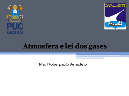 3. Atmosfera e lei geral dos gases